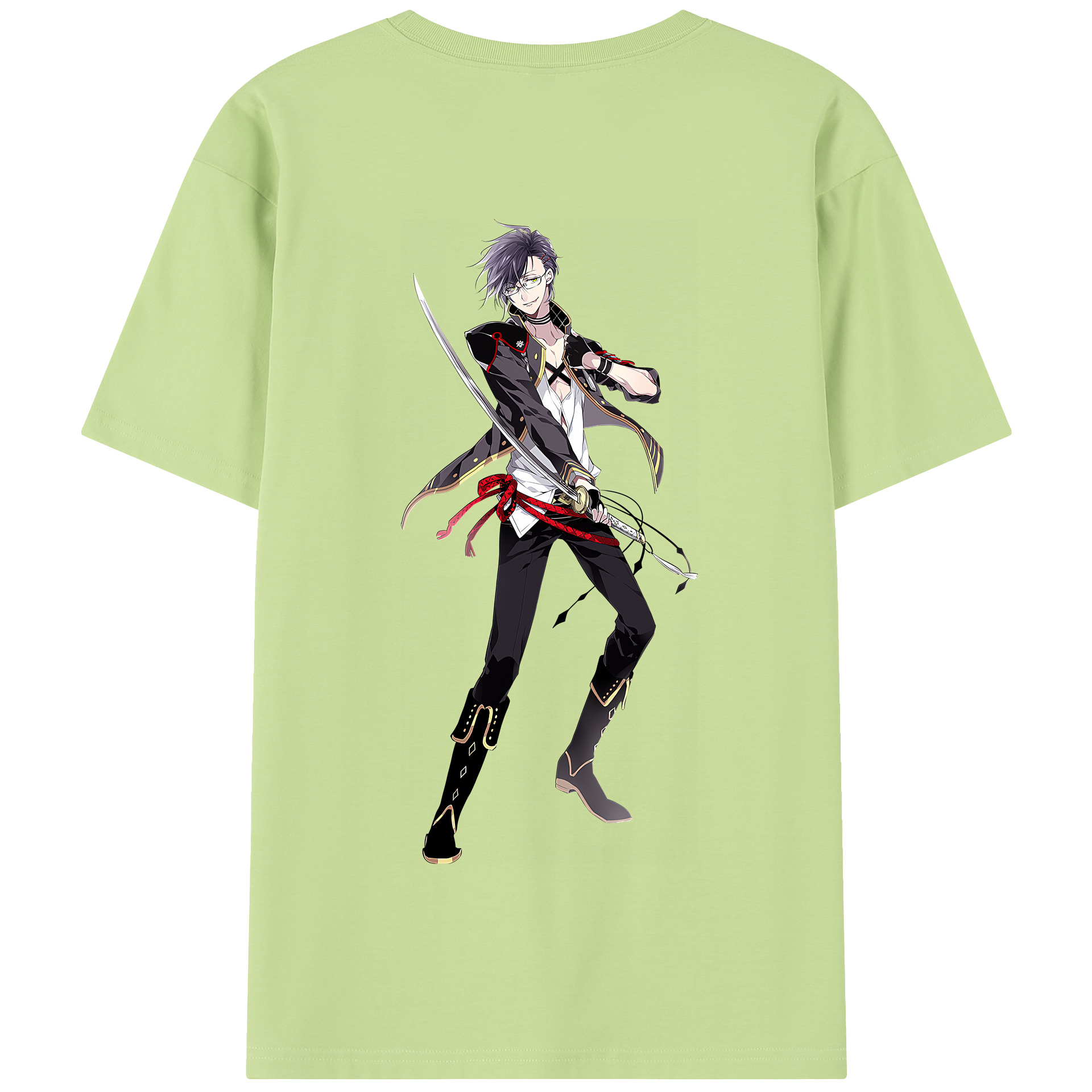 （画像用） 刀剣乱舞 Touken Ranbu 綿100％半袖Tシャツ（背面プリント）